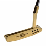 Hale Irwins Scotty Cameron Gold Plated Putter for 2002 3M Championship Win