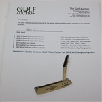 Hale Irwin's Scotty Cameron Gold Plated Putter for 2002 3M Championship Win