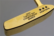 Hale Irwin's Scotty Cameron Gold Plated Putter for 2001 Turtle Bay Championship Win