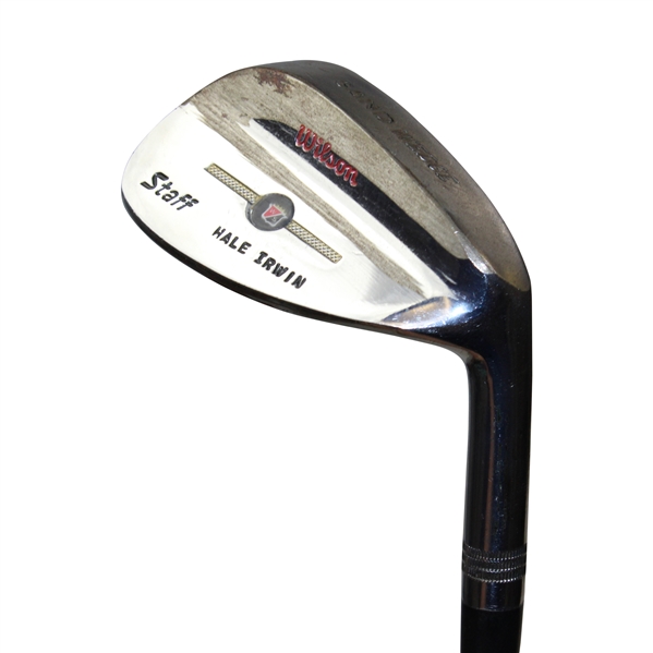 Hale Irwins Tournament Used Wilson Staff Sand Wedge with Name Stamp