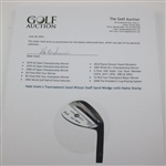 Hale Irwin's Tournament Used Wilson Staff Sand Wedge with Name Stamp