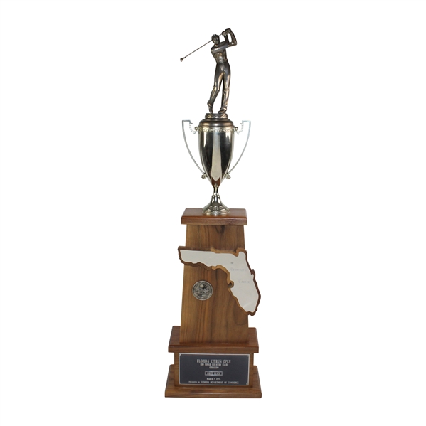 Champion Hale Irwins 1976 Florida Citrus Open Large Winners Governors Trophy - 7th PGA Win