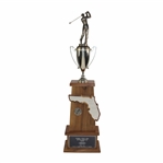 Champion Hale Irwins 1976 Florida Citrus Open Large Winners Governors Trophy - 7th PGA Win