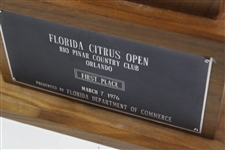 Champion Hale Irwin's 1976 Florida Citrus Open Large Winners Governor's Trophy - 7th PGA Win