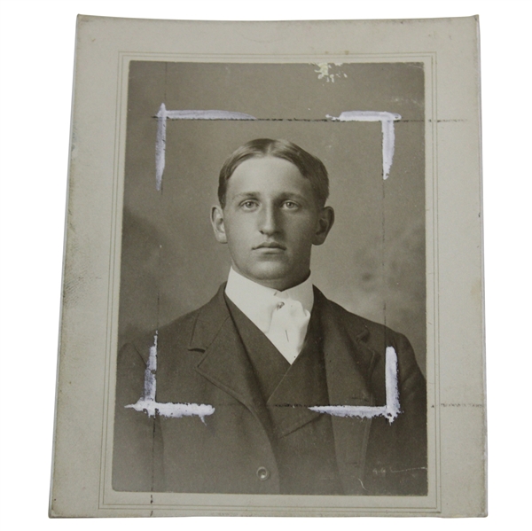 1898 James F. Curtis Intercollegiate Golf Champion Cabinet Photo