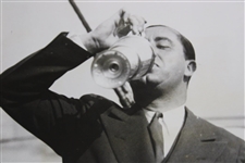1928 Walter Hagen 'British Open Champion Drinks from the Claret Jug' Photo