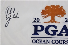 Phil Mickelson Signed 2021 PGA Championship Embroidered Flag JSA ALOA