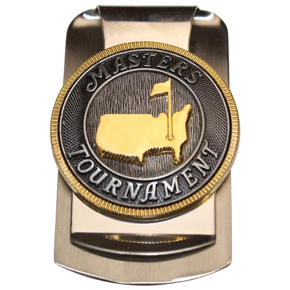 Masters Tournament Gold & Silver Tone Money Clip