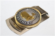 Masters Tournament Gold & Silver Tone Money Clip