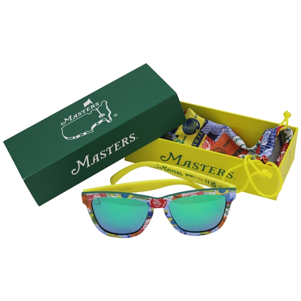 Masters Tournament The Badges Polarized Sunglasses New in Original Case