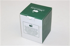 Hand-Painted 2020 Masters Tournament Red Ceramic Globe/Ornament in Original Box