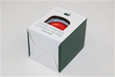 Hand-Painted 2020 Masters Tournament Red Ceramic Globe/Ornament in Original Box
