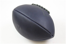 Augusta National Golf Club Premium Navy Leather Football by Links Kings w/Wood Stand in Bag