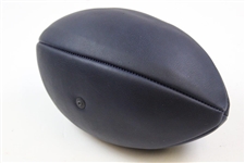 Augusta National Golf Club Premium Navy Leather Football by Links Kings w/Wood Stand in Bag