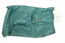 Augusta National Golf Club Premium Navy Leather Football by Links Kings w/Wood Stand in Bag
