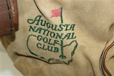 Classic Augusta National Golf Club Leather & Canvas Full Size Hot-Z Golf Bag - Used