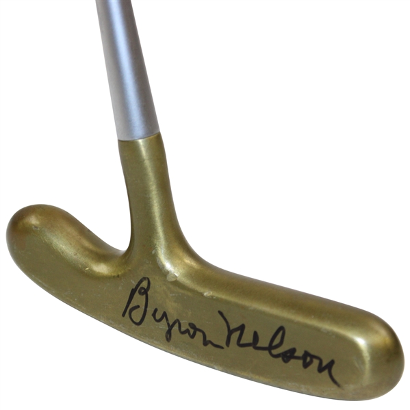 Byron Nelson Signed Titleist Bulls-Eye Wide Blade John Reuter Jr. Design Putter