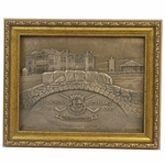 St Andrews Home of Golf Millennium Ed 1/100 Artist Proof Resin Gold Leaf by Bill Waugh