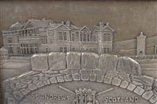 St Andrews 'Home of Golf' Millennium Ed 1/100 Artist Proof Resin Gold Leaf by Bill Waugh
