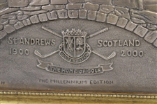 St Andrews 'Home of Golf' Millennium Ed 1/100 Artist Proof Resin Gold Leaf by Bill Waugh