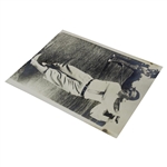 Circa Late 1940's Bobby Jones Posed Follow Through Oversize 11x14 B&W Photo