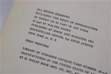 1956 'The Walter Hagen Story' by Margaret Seaton Heck & Walter Hagen