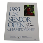 Jack Nicklaus Signed 1993 US Senior Open at Cherry Hills Program JSA ALOA
