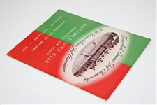 1946 US Amateur at Baltusrol Official Program - Stanley Bishop Winner