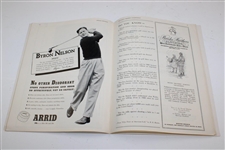 1946 US Amateur at Baltusrol Official Program - Stanley Bishop Winner