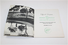 Gene Littler Signed 1953 US Amateur at Oaklahoma City G&CC Official Program JSA ALOA