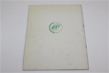 Gene Littler Signed 1953 US Amateur at Oaklahoma City G&CC Official Program JSA ALOA
