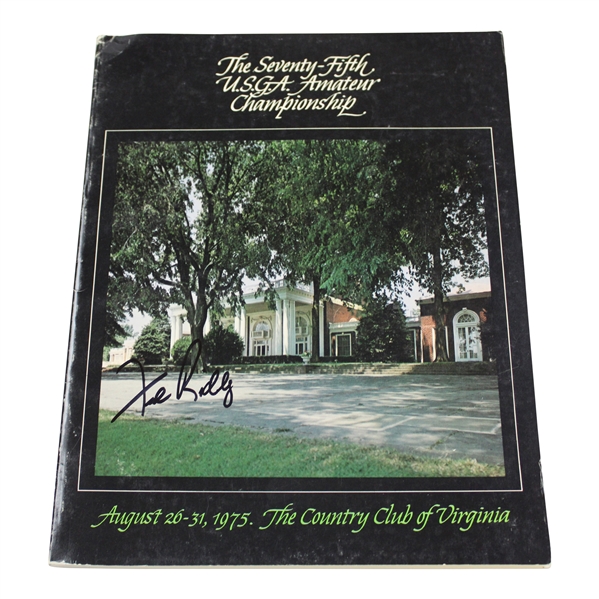 Champion ANGC Chairman Fred Ridley Signed 1975 US Amateur Official Program JSA ALOA