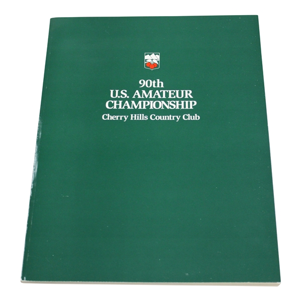 1990 US Amateur at Cherry Hills Official Program - Phil Mickelson Winner
