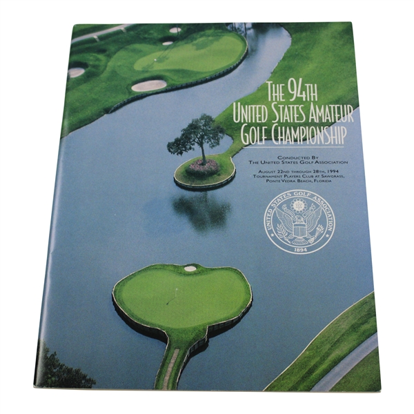 1994 US Amateur at TPC Sawgrass Official Program - Tiger Woods Winner