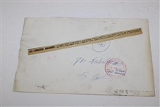 Arnold Palmer & Jack Nicklaus 1967 Wire Photo in Spanish