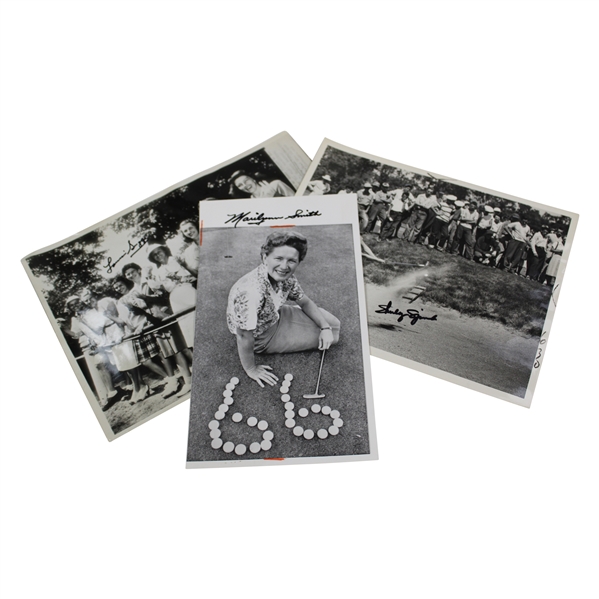 Suggs, Spork & Smith Signed Wire Photos - LPGA Founders JSA ALOA
