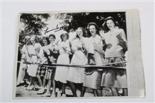 Suggs, Spork & Smith Signed Wire Photos - LPGA Founders JSA ALOA