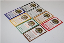 Set of Eight (8) 1997 US Open at Congressional Tickets - Els Win