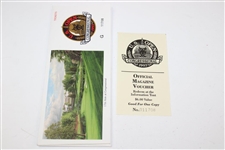 Set of Eight (8) 1997 US Open at Congressional Tickets - Els Win