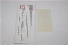 Set of Eight (8) 1997 US Open at Congressional Tickets - Els Win