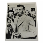 Alfred Padgham Holding Claret Jug 1936 Acme Wire Photo