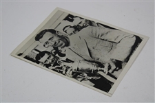 Alfred Padgham Holding Claret Jug 1936 Acme Wire Photo