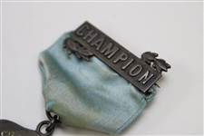 1900 Morris County Golf Club Sterling Silver Winner's Medal on Ribbon - Early USGA Member Club