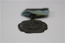 1900 Morris County Golf Club Sterling Silver Winner's Medal on Ribbon - Early USGA Member Club