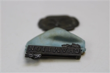 1900 Morris County Golf Club Sterling Silver Winner's Medal on Ribbon - Early USGA Member Club