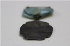 1900 Morris County Golf Club Sterling Silver Winner's Medal on Ribbon - Early USGA Member Club