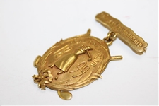 1899 Womens Championship at Deal Golf Club Gold Winner's Medal Presented by A.C. Twining