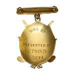 1899 Womens Championship at Deal Golf Club Gold Winner's Medal Presented by A.C. Twining