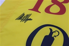 Collin Morikawa Signed 2021 The Open Flag JSA #AJ28222