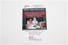 Justin Thomas Signed 2022 PGA at Southern Hills Screen Flag JSA #AJ28227